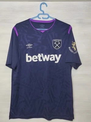 WEST HAM UNITED FC 2019-20 THIRD SHIRT UMBRO JERSEY SOCCER SIZE XL - Image 1 of 4