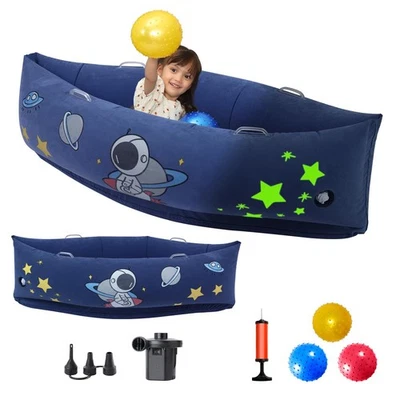 Silla sensorial Peapod para niños con impresión de espacio luminoso|lata sensorial de 60 pulgadas... Foto 1 de 4