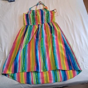 Sweet Heart Rose girls size 16 high low dress, pastel rainbow dress - Picture 1 of 6