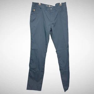 Duck Head Pants Mens 36X34 Solid Blue Chino Flat Front - Picture 1 of 8