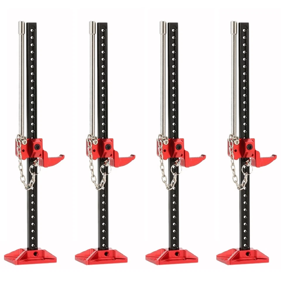 4X 1/10 Scala Rc Car Jack Tool per  D90 Scx10 Rock Crawler Parts Gioca1202 - Immagine 1 di 1