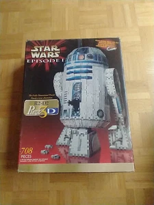 Vintage Star Wars Episode 1 R2-D2 Puzz3D 3D Puzzle 708 Pieces 1999 Uncounted - Picture 1 of 6