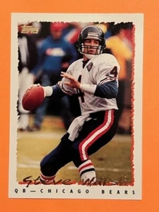 1996 Topps Steve Walsh Chicago Bears #279 Football Card - Picture 1 of 2