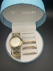 Waltham quartz watch with box and accessories - Picture 1 of 12