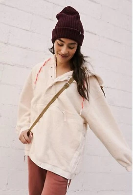 PULÔVER FREE PEOPLE MOVEMENT “FUZZY WAS SHE” Sherpa marfim tamanho M $168 - Imagem 1 de 4