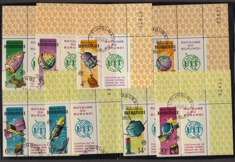1965 BURUNDI International Telecommunications Union ITU MNH full selvage Cover