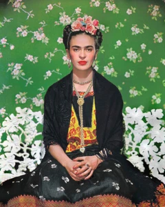 FRIDA KAHLO - 14x20" Replica Photograph Of The 1939 - "On The Bench" Classic. - Bild 1 von 9