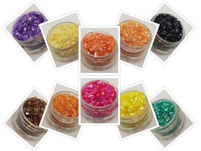 GLITTER CHIC NAILS ZERKLEINERTE PERLGLANZSCHALEN - FÜR NAIL ART