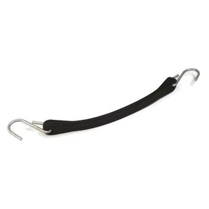 9" Black Rubber Tarp Strap for Boat Trailer Tie Down Bungee Cord Camper - Bild 1 von 8
