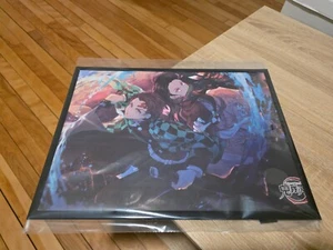 Demon Slayer Anime | Tanjiro Nezuko | Full Cast | Framed Canvas Poster 12"x16" - Picture 1 of 2
