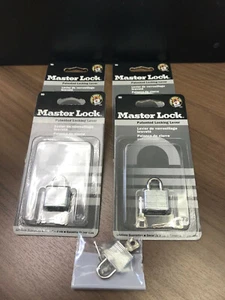 Master Lock 3/4" Vorhängeschloss Nr. 9-D Vintage Sealed...Lot of 4 plus Bonus - Bild 1 von 3
