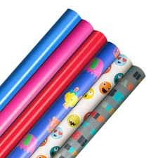 Wrapping Paper Bundle for Kids from Hallmark - 6 Rolls in 6 Fun Designs