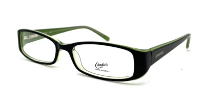 NUEVOS MARCOS DE GAFAS CANDIE'S C ZAHARA BLKGRN NEGRO VERDE AUTÉNTICOS 51-16-135 Foto 1 de 4