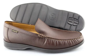 Mocasines de cuero marrón castaño MEPHISTO 'Henri' para hombre talla US 9,5 EUR 9 - Imagen 1 de 6