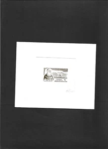 WALLIS & FUTUNA SUNKEN PROOF  C155  1987 issue   Signed & Stamped Proof - Picture 1 of 2