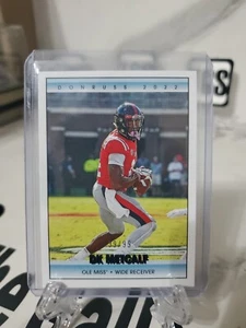 DK METCALF 2022 PANINI CHRONICLES DONRUSS DRAFT PICKS #16 BLUE SERIAL #39/99 - Picture 1 of 3