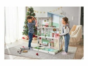 Wooden Kids 3 Storey Doll House With Furniture Accessories Playhouse Toy - Picture 1 of 7
