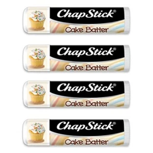 Holiday Flavor Limited Edition Cake Batter Chapstick (pack of 4) Smooth Lips - Picture 1 of 1