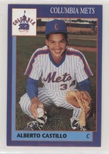 1990 Grand Slam Columbia Mets Alberto Castillo #19