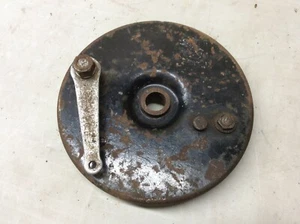 Vintage Motorcycle Brake Plate with Brake Arm. Parts Project. - Picture 1 of 5