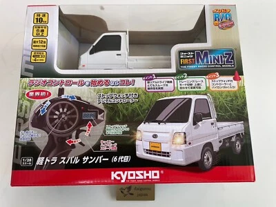 Kyosho Egg First Minute 1/28 Scale RC Light Tiger Subaru Sambar White (6th) F/S - Image 1 of 4