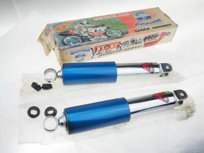 Yamaha YL3 YL2 YL2C YL2CM YL2G YB90 Rear Cushion Shock Absorber Set L/R BLUE NEW - Image 1 of 4