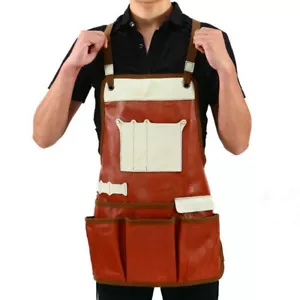 Welding Work Apron Cowhide Welder Work Protective Gear Heat Insulation Safety - Picture 1 of 4