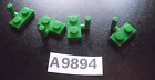 LEGO GENUINE GREEN 2X1 LEGO TOW HITCH HOOK 4 PIECES (A9894)(G)
