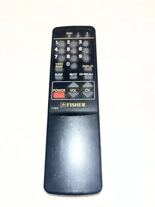 Unidad de reemplazo de control remoto Fisher FXBD TV VCR CBL AUX original OEM - Imagen 1 de 5