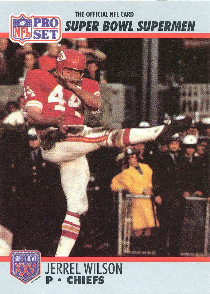 SUPERBOWL-SUPERMEN Jerrel Wilson CHIEFS Southern Miss. USM GOLDEN-EAGLES - Image 1 of 1