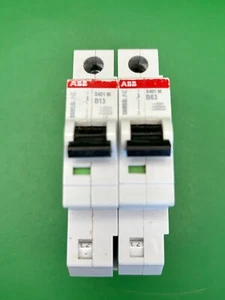 ABB S401M MCB B13 13A B63 63A - Imagen 1 de 6