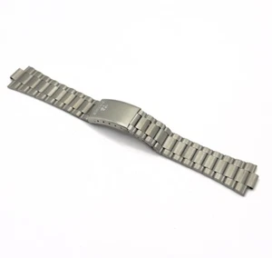 Seiko NOS Vintage 21mm x 9mm Stainless Steel Watch Bracelet - Picture 1 of 7