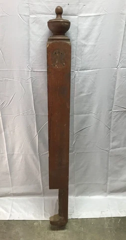 Antique Decorative Urn Top Finial Corner Post 5x54 Old VTG Staircase 813-23B Cover