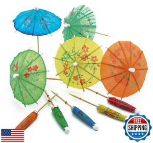Norpro, Multicolored 24-Pack Decorative Cocktail Umbrella Picks, 4†/10 cm - Picture 1 of 5
