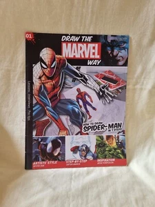 HACHETTE How To Draw Spider-Man - DRAW THE MARVEL WAY Issue 01 2016 NEW - Picture 1 of 4