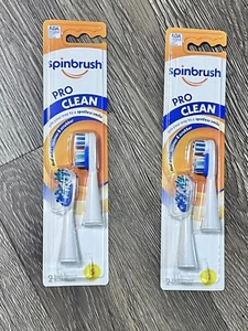 2 Arm & Hammer Spinbrush Pro Clean Brush Heads - Soft - Picture 1 of 2