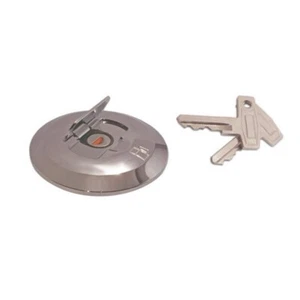 TAPPO RICAMBIO FUEL CON CHIAVE OTTONE CROMATO ACCESSORI NAUTICA - Imagen 1 de 1