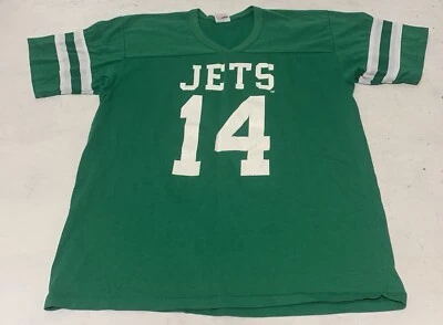 Camiseta deportiva de fútbol americano vintage de los New York Jets Richard Todd #14 Rawlings XL Foto 1 de 4