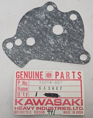 1 Junta de bomba de aceite NOS Kawasaki KLR KLR KL250 KL500 KL600 KL650 OEM 16094-009 NUEVO Foto 1 de 3