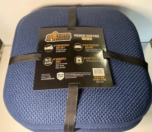 Gorilla Grip Premium Chair Pads 6 Pack - NAVY - Picture 1 of 1