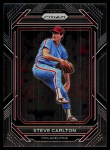 2023 Panini Prizm Baseball Card Steve Carlton Philadelphia Phillies #180