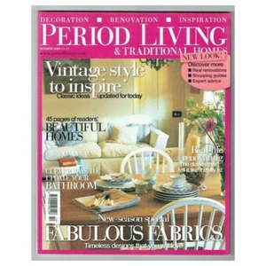 Period Living & Traditional Homes Magazine October 2005 mbox481 Vintage Style - Imagen 1 de 1