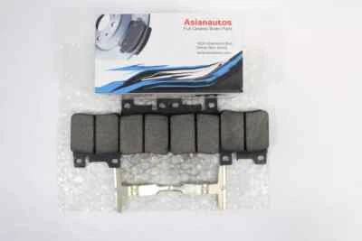 Asianautos Rear Brake Pads W/Hardware For Mercedes Benz CLK500 2003-2006 - Image 1 of 4