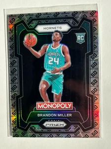 2023-24 Panini Prizm Monopoly Brandon Miller Go Prizm SP Rookie RC #15 Hornets - Picture 1 of 2