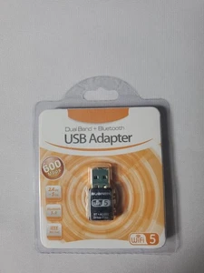 USB WiFi Bluetooth Adapter 600Mbps Dual Band 2.4G 5Ghz Wireless Receiver - Picture 1 of 3