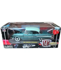 M2 Machines 1957 Chevrolet 210 Hardtop Green Two-Tone 1:24 Die Cast Auto-Thentic - Picture 1 of 6