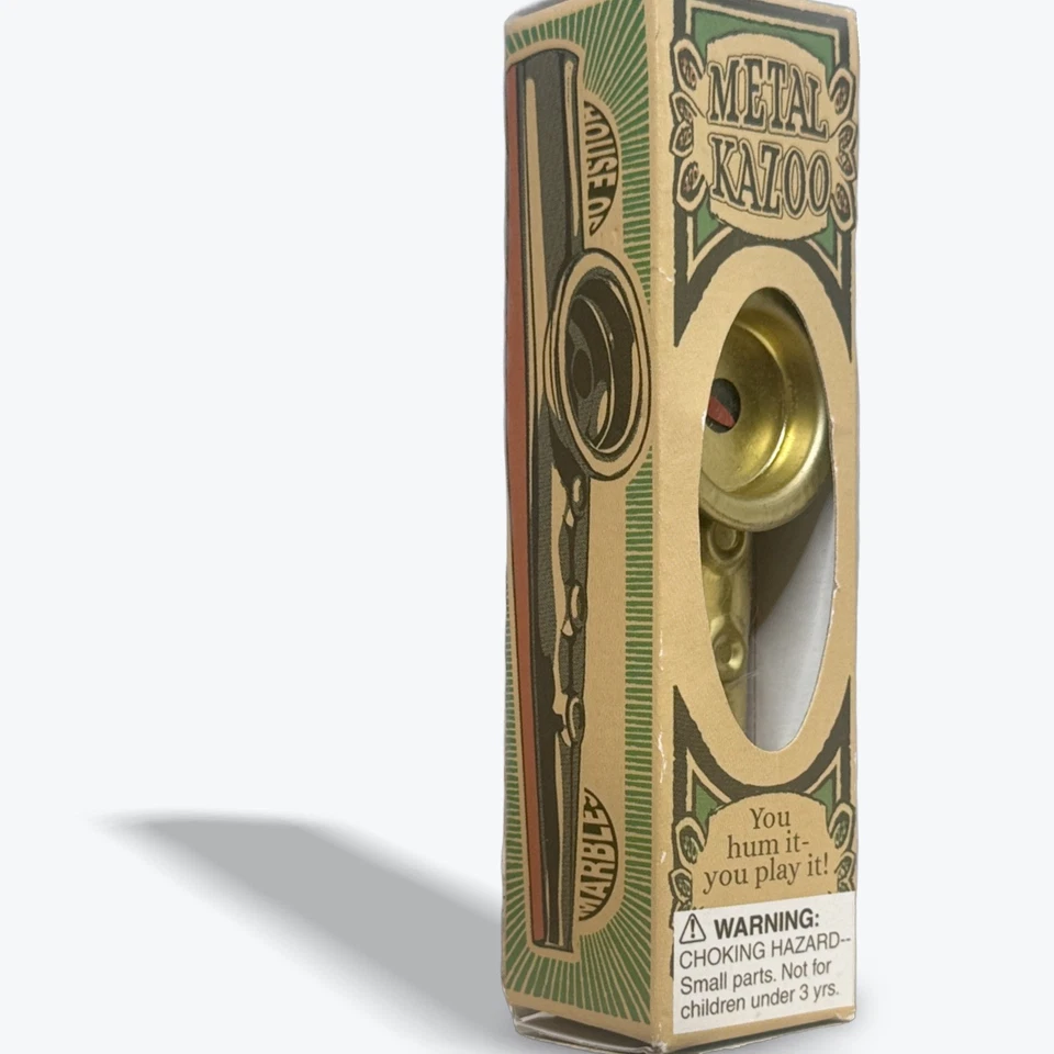 Metal Kazoo Casa de Canicas Novedad Instrumento Musical Niños Juguete Regalo You Hum It Foto 1 de 3