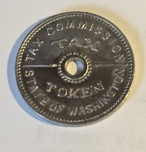 Washington State Aluminum  Sales Tax  Token #2049 - Picture 1 of 2