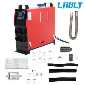 5KW 12V Diesel Air Heater Fit for Low Noise Vehicles 4 Holes Boat LCD Display - Picture 1 of 14