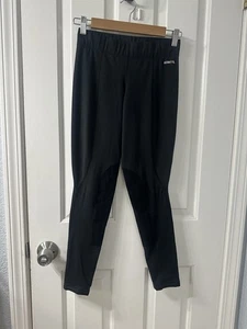 Kerrits Damen Reitstrumpfhose schwarz Poly Wildleder Grip Knie Patches Größe Small - Bild 1 von 7
